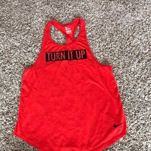 Nike red tank